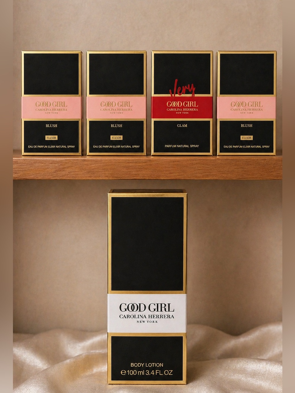 Carolina Herrera Good Girl Body Lotion & Perfume Bundle